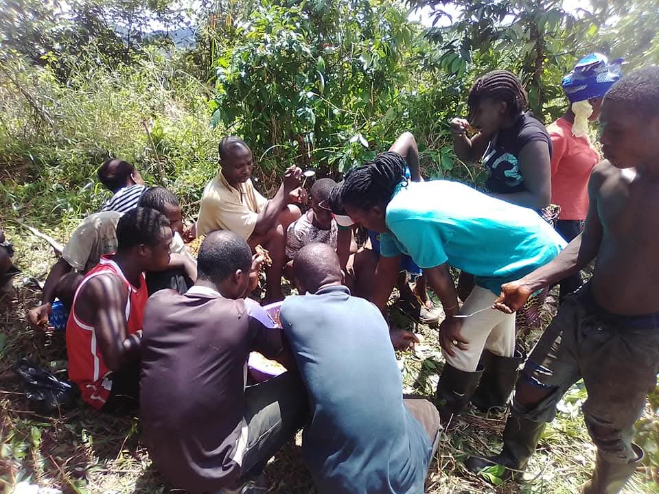 RWSDO Women Working in Cassava Farm