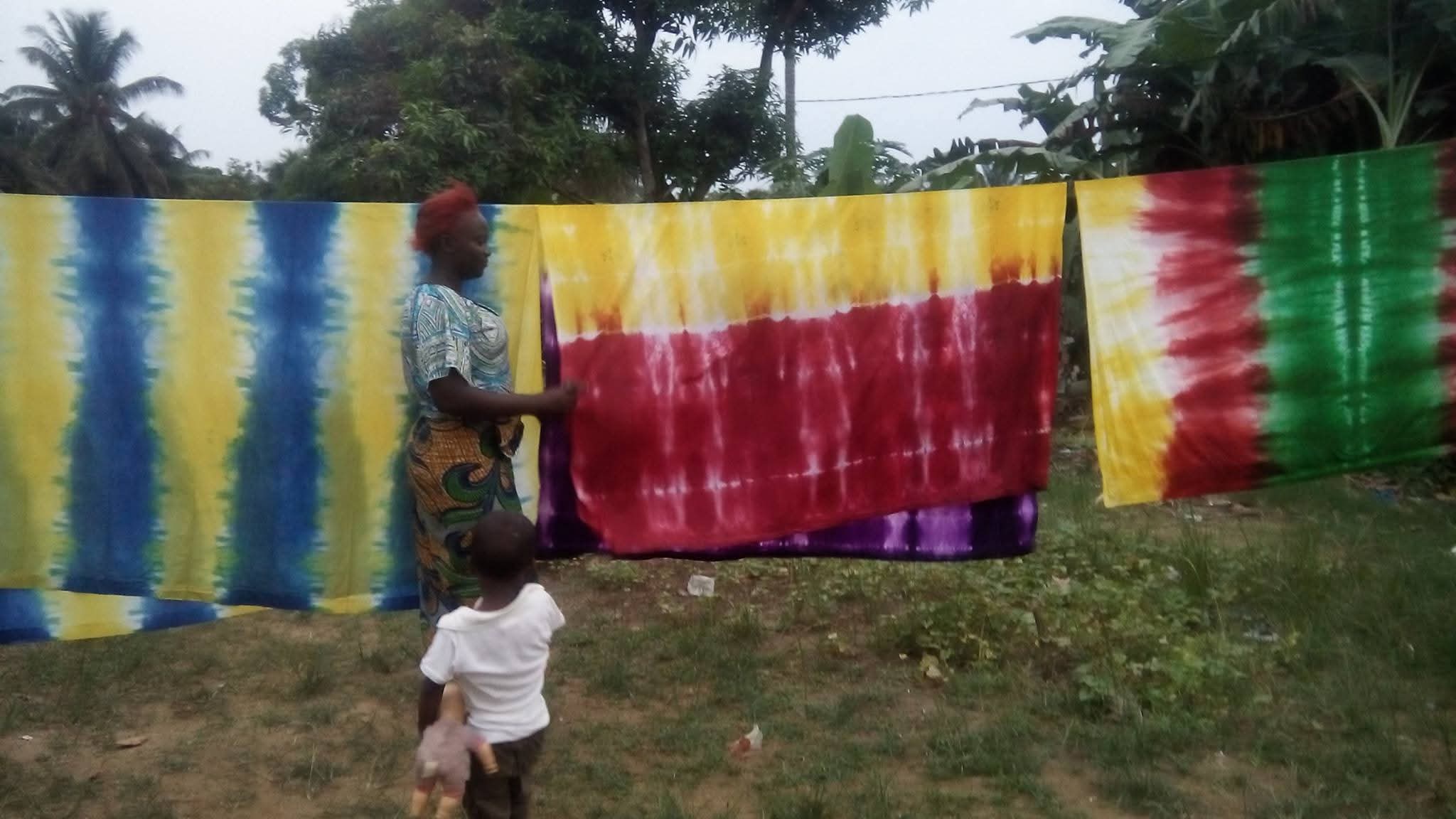 Tie and dye skills training